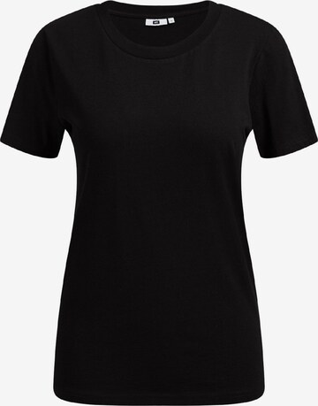 WE Fashion Majica | črna barva: sprednja stran
