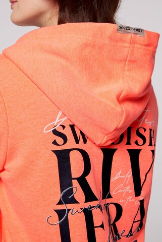 Soccx Sweatjacke in Orange