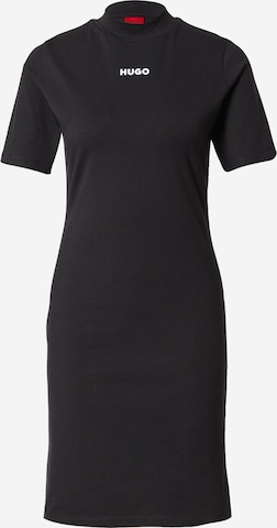 HUGO Red Dress 'Narcissa' in Black: front