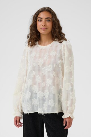 CULTURE Bluse in Beige: Vorderseite