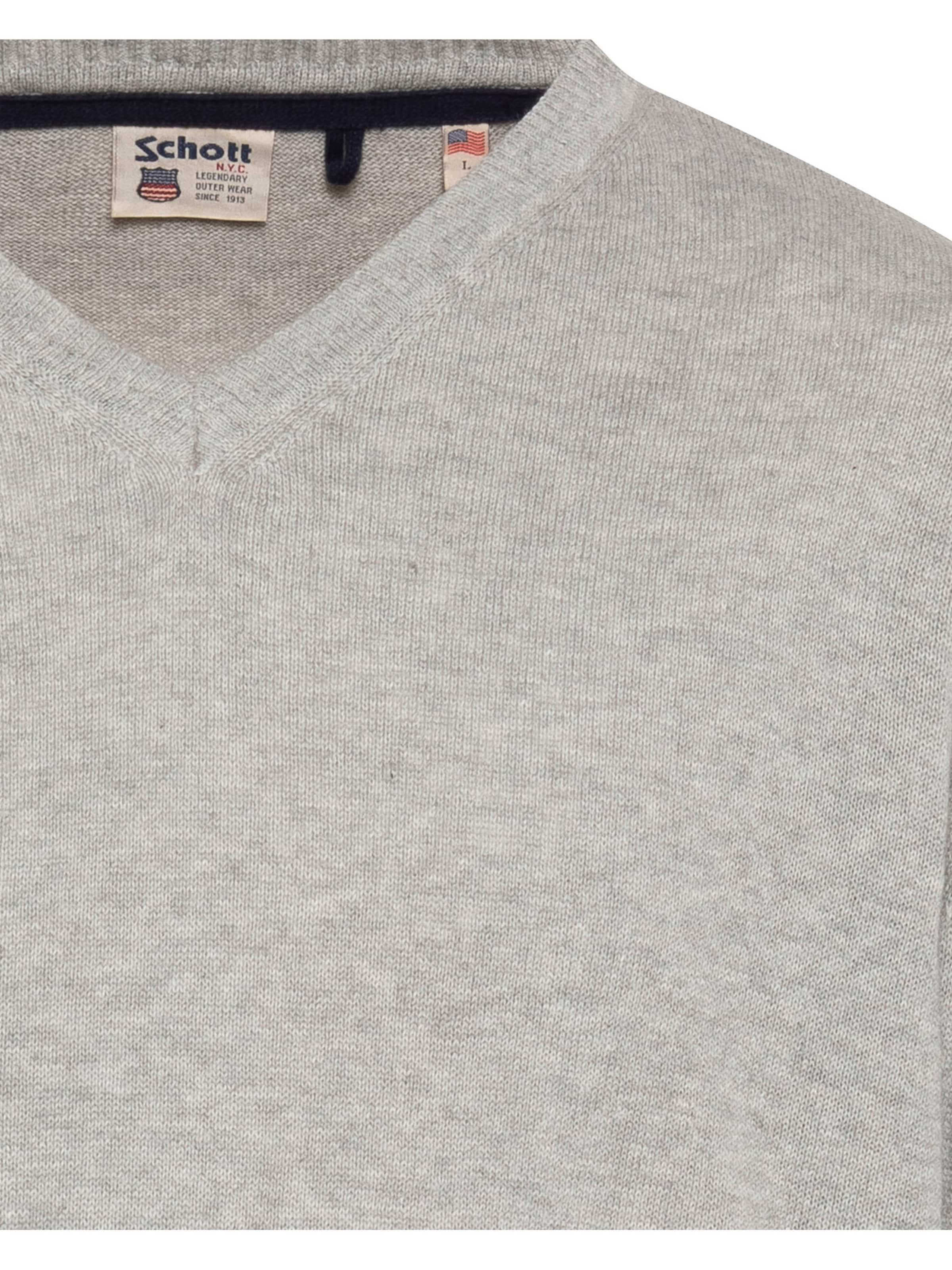 Schott NYC Sweater in Grey