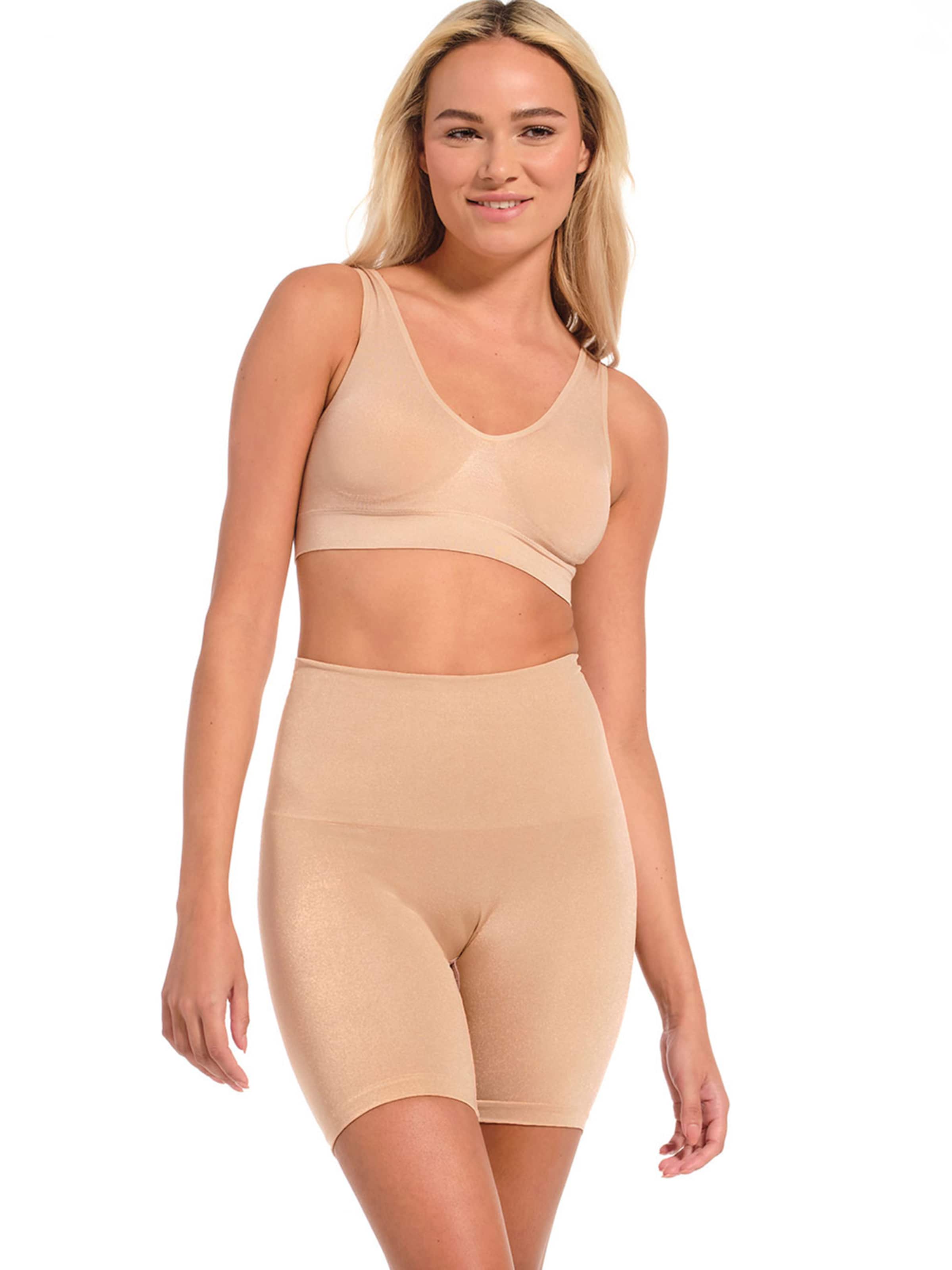 MAGIC Bodyfashion Hlače za oblikovanje | rjava barva