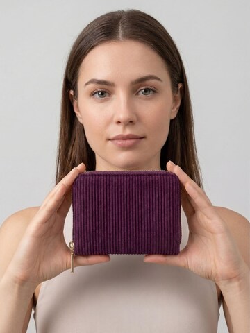 MILLYMILK® Wallet 'FONDO SMALL' in Purple: front