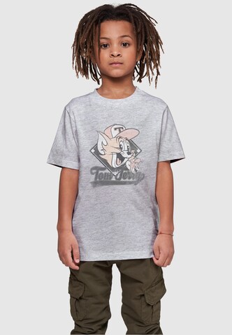 T-Shirt 'Tom And Jerry - Baseball Caps' ABSOLUTE CULT en gris : devant