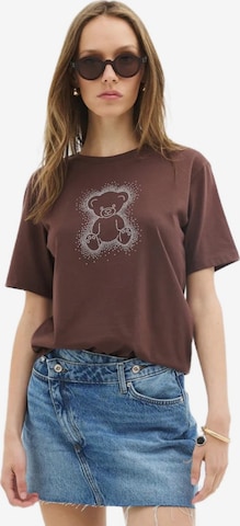 No Matter What T-Shirt in Braun: Vorderseite