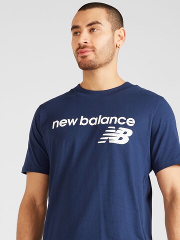 new balance - Camiseta en azul
