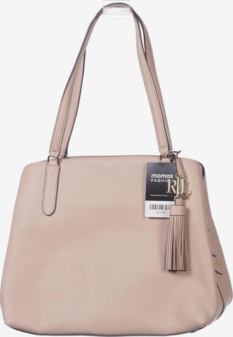 Lauren Ralph Lauren Handtasche gross Leder One Size in Beige: predná strana