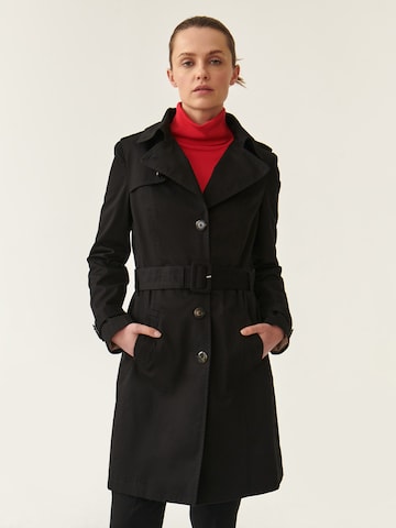 TATUUM Between-Seasons Coat 'MEGANA' in Black: front