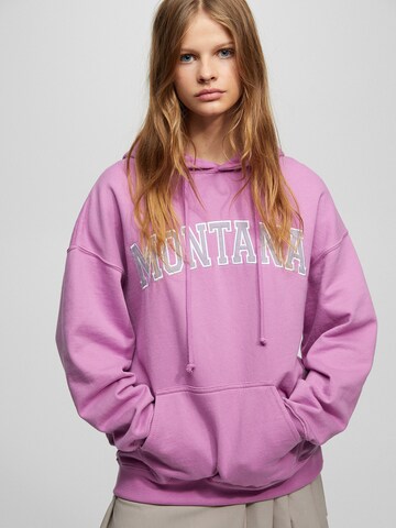 Pull&Bear Mikina – pink: přední strana