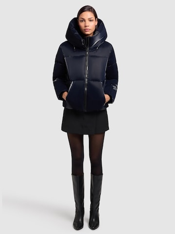 khujo Winter Jacket 'Audrey' in Blue