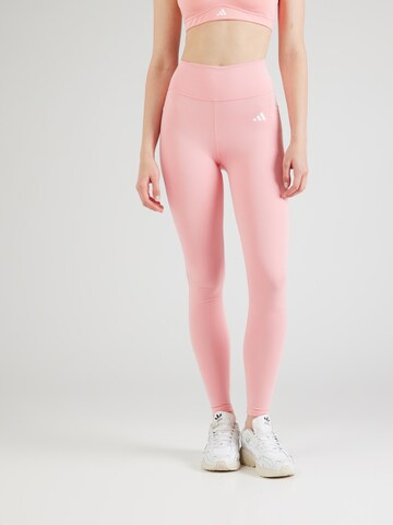 ADIDAS PERFORMANCE - Skinny Pantalón deportivo 'OPT ESS' en rosa