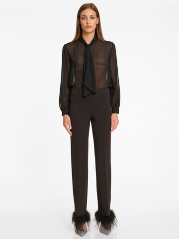 Ana Alcazar Regular Trousers 'Afila' in Black
