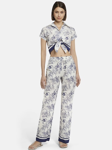 Nicowa Loosefit Broek in Blauw