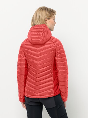 JACK WOLFSKIN - Casaco outdoor 'ROUTEBURN PRO' em vermelho