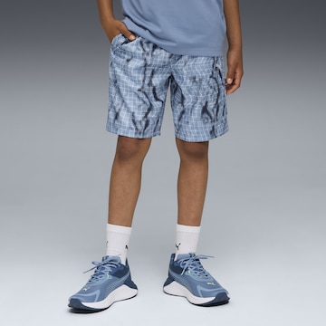 PUMA Regular Sportbroek in Blauw: voorkant