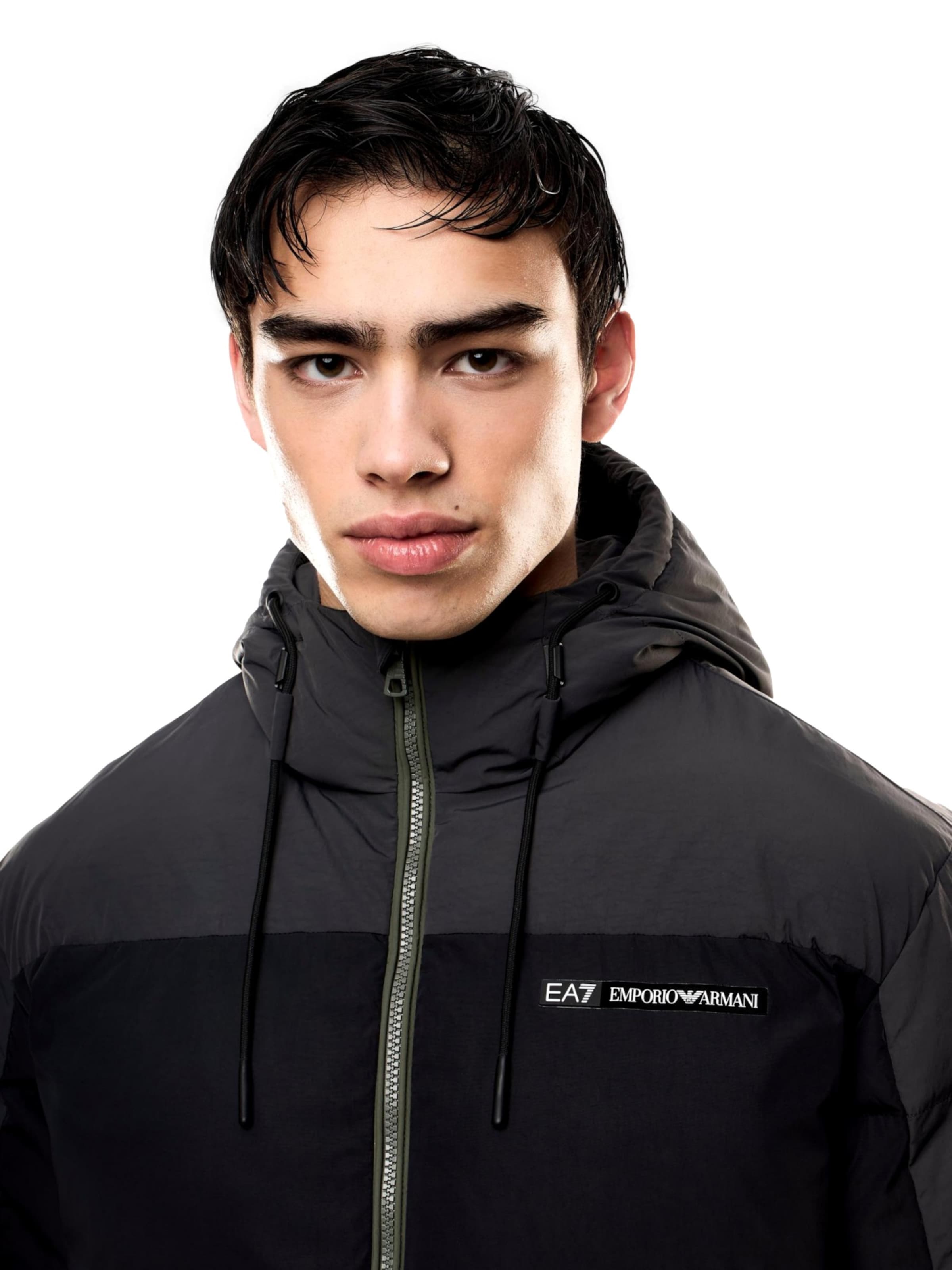 Giacca invernale di EA7 Emporio Armani in verde