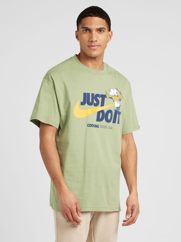 T-Shirt 'M90' Nike Sportswear en vert : devant