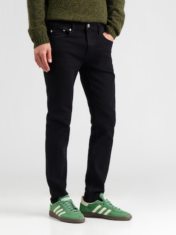 Only & Sons Skinny Jeans 'ONSWARP' in Black: front