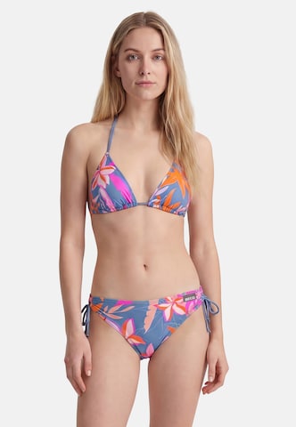BECO the world of aquasports Bikinitop 'Tropical Flowers' in Blauw: voorkant