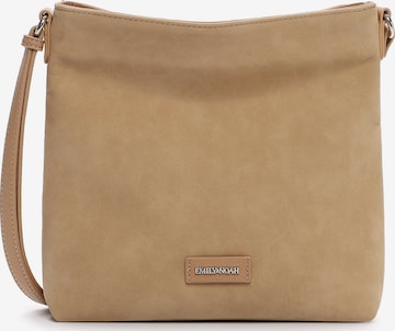 Borsa a tracolla 'Jeanna' di Emily & Noah in beige: frontale