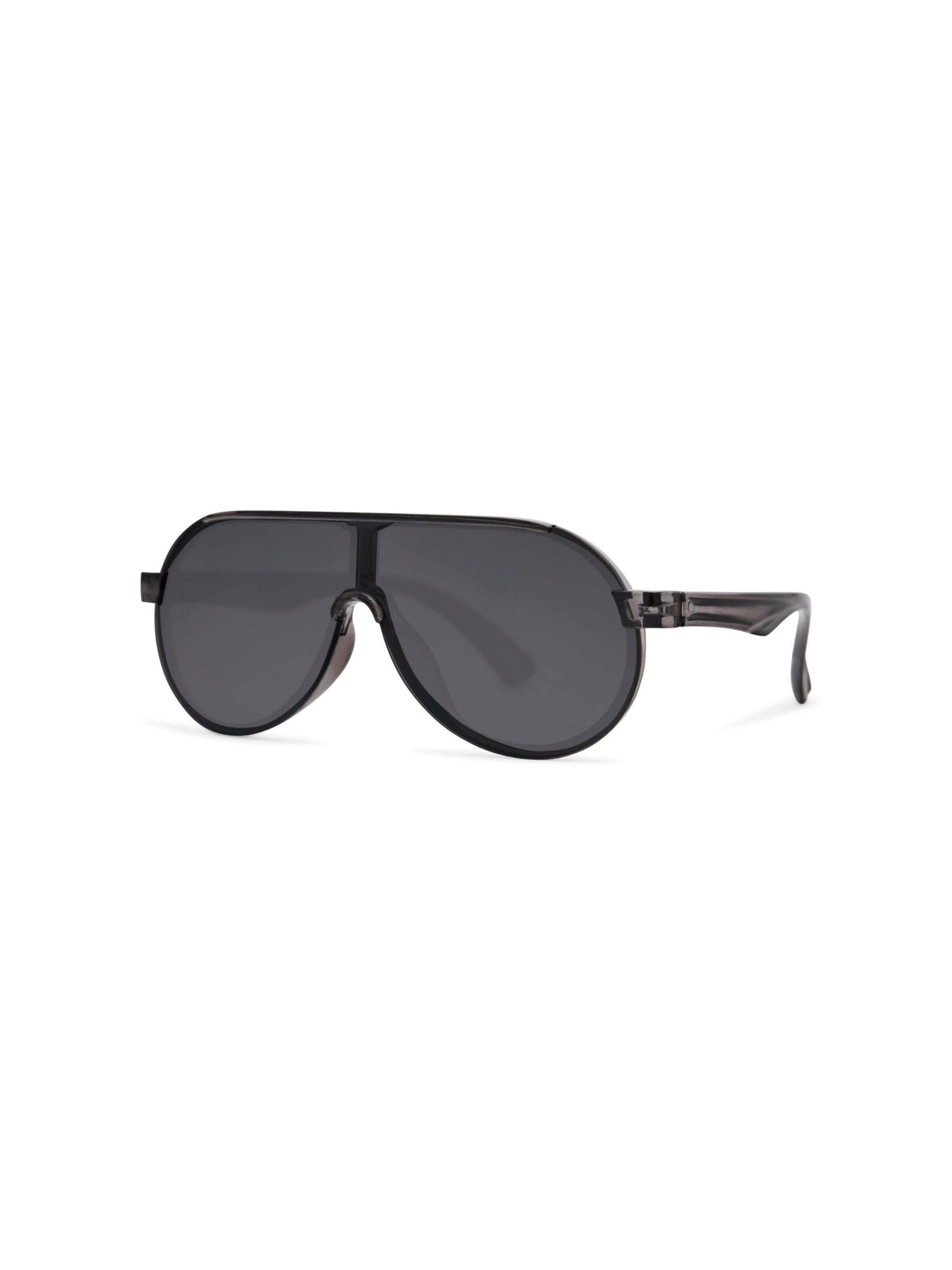 Maxte Sonnenbrille 'Aero Shield Monolithic Minimalist Eyewear'‌‌‌‌ in Schwarz: Vorderseite
