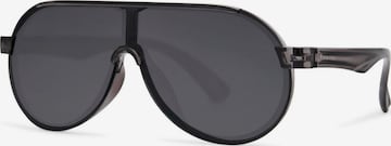 Maxte Sunglasses 'Aero Shield Monolithic Minimalist Eyewear' in Black: front
