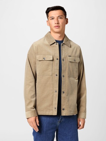 Volcom Between-Season Jacket 'LIKEATON' in Beige: front