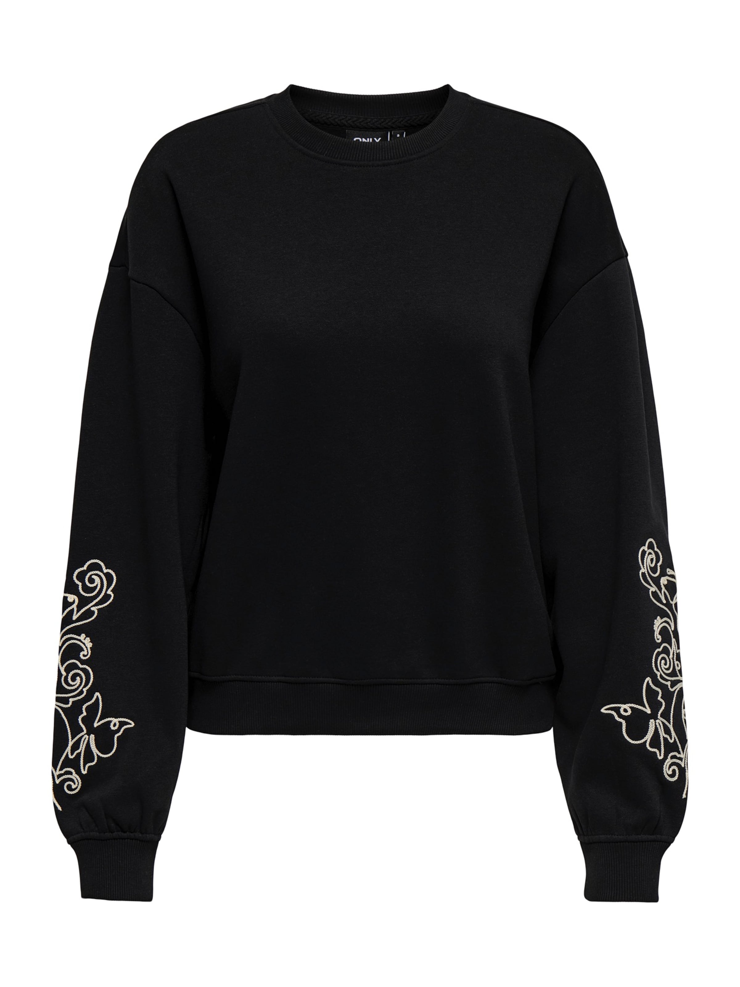 Bluză de molton 'ONLBROOKE' de la ONLY pe negru: față