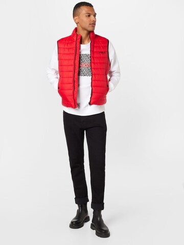 HUGO Vest 'Bentino' in Red