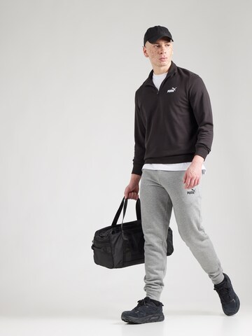 PUMA Athletic Sweatshirt 'ESS No. 1' in Black