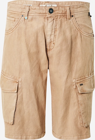 No Excess Regular Cargobroek in Beige: voorkant