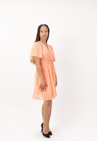 Elara Cocktailjurk in Oranje