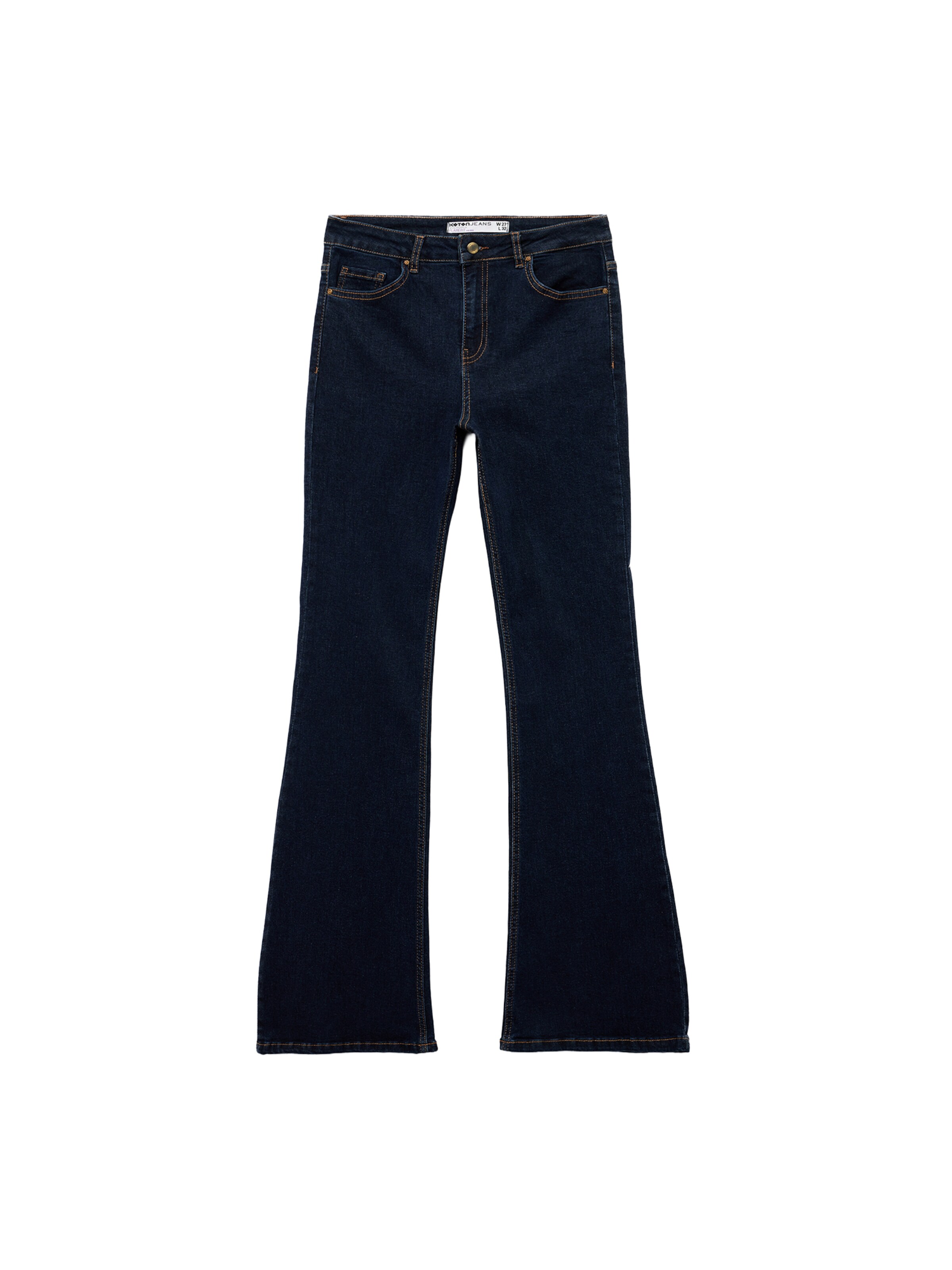 Koton Flared Jeans in Blue: front