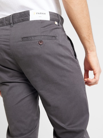 FARAH Regular Hose in Grau