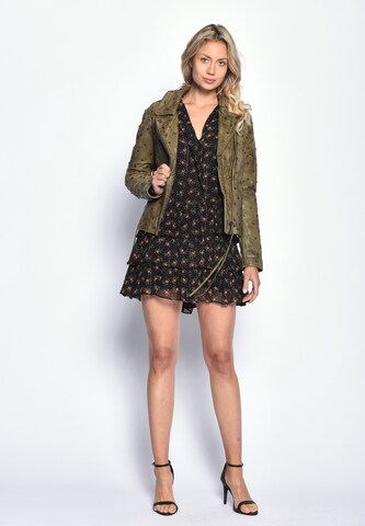 Veste mi-saison 'Heart' Maze en vert
