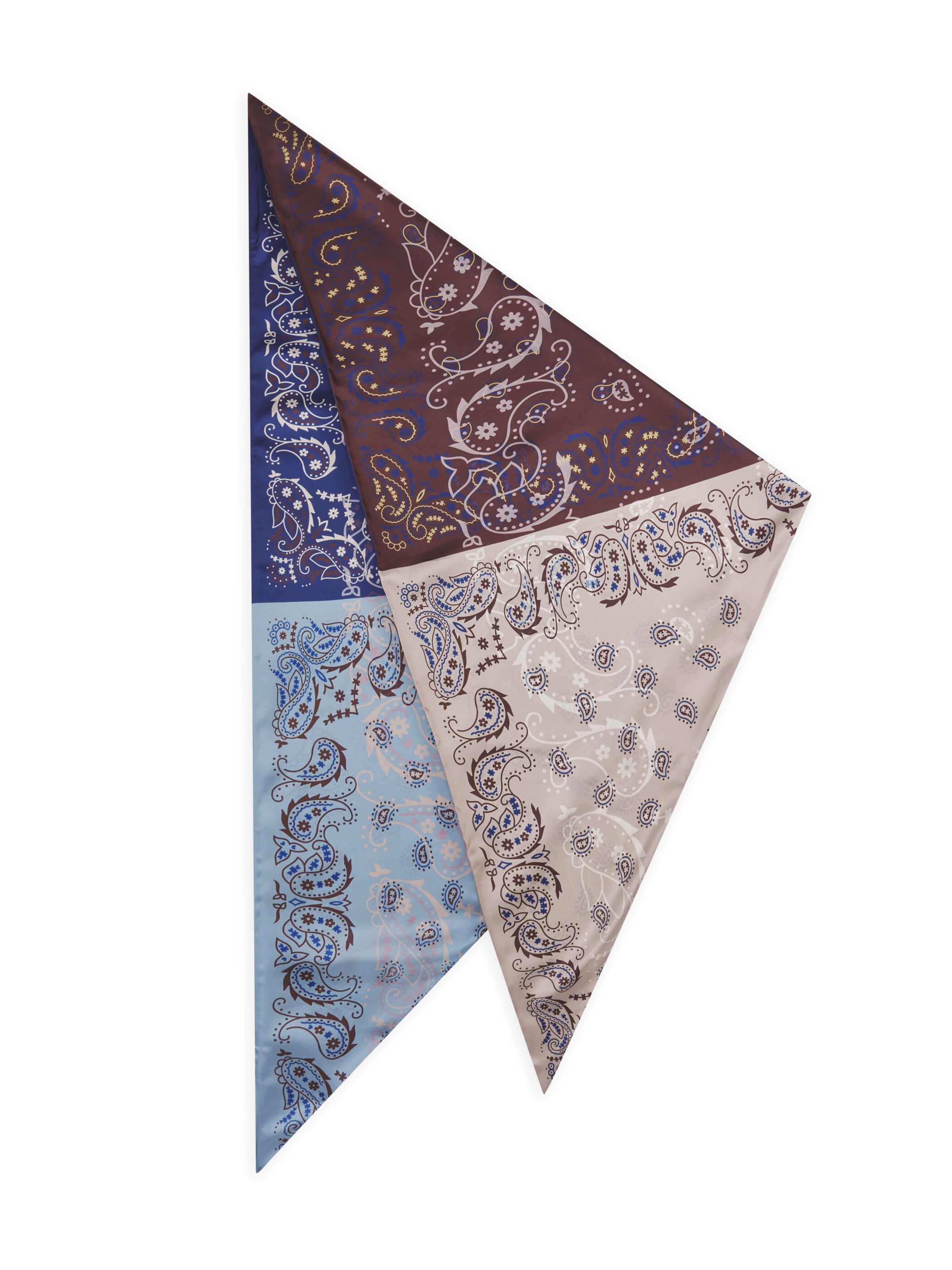 Foulard CODELLO en bleu : devant
