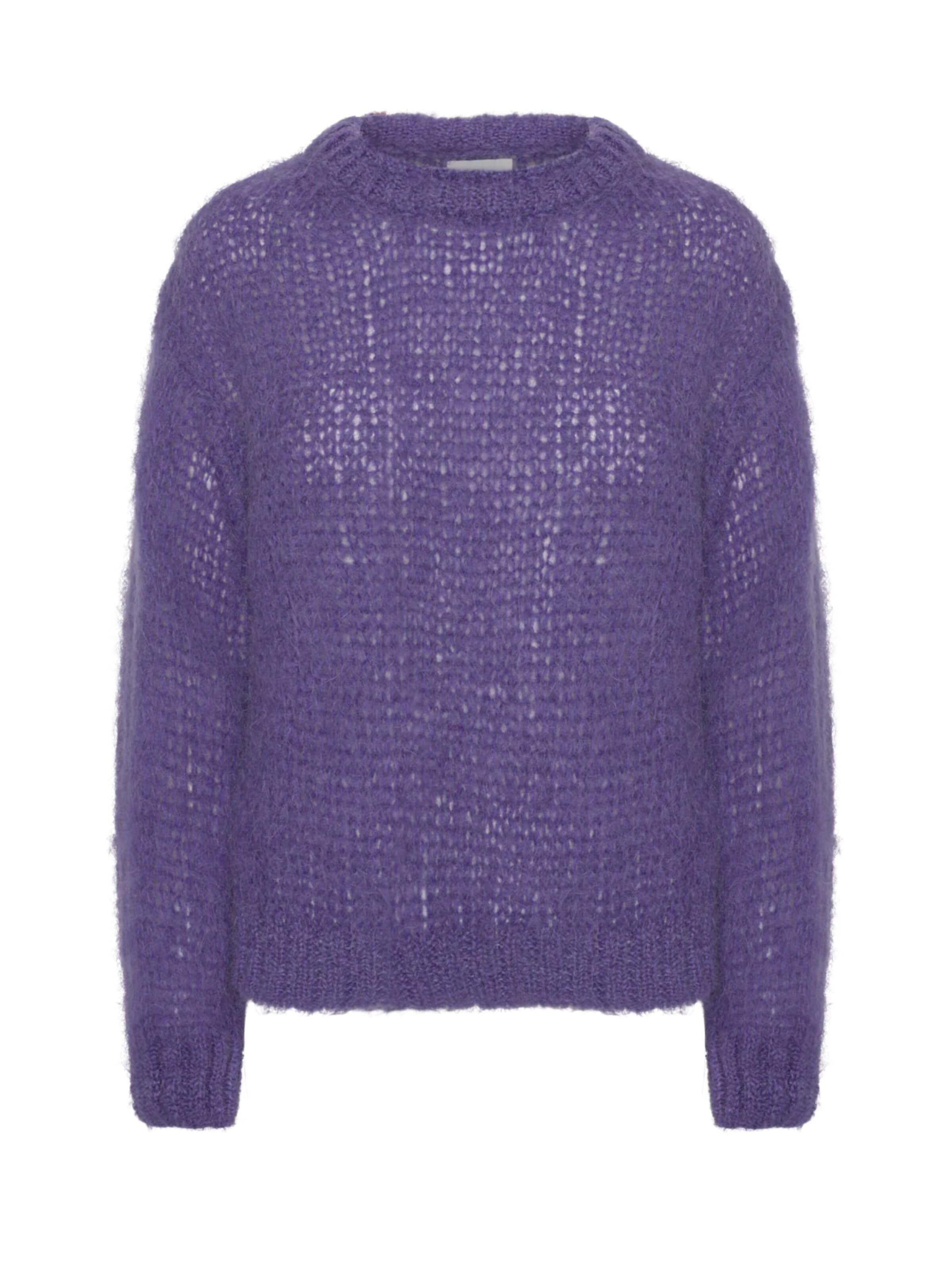 americandreams Oversized Sweater 'Leonnie' in Purple: front