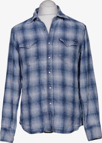 REPLAY Hemd L in Blau: Vorderseite