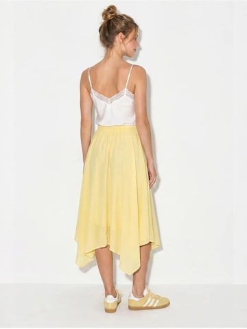 Jupe Bianco Lucci en jaune
