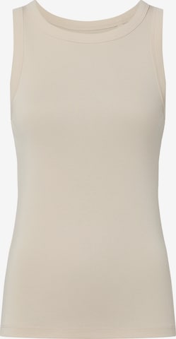 Marie Lund Top in Beige: front