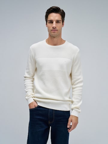 Salsa Jeans Trui in Wit: voorkant