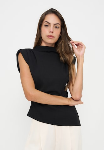 Anna Field Top - Čierna