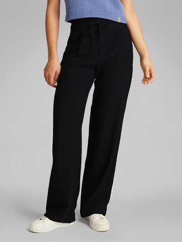 Loosefit Pantaloni con pieghe di Calvin Klein Jeans in nero: frontale