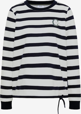 CECIL Sweatshirt in Blue: front