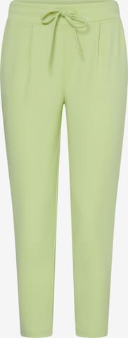 žalia ICHI Siaurėjantis Klostuotos kelnės 'IHKATE': priekis