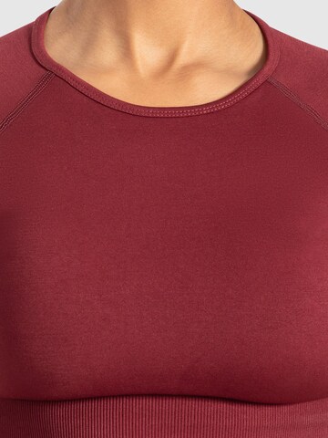 T-shirt fonctionnel 'Maysa' Smilodox en rouge