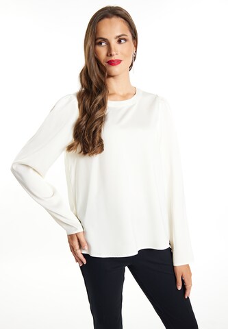 faina Blouse in Wit: voorkant