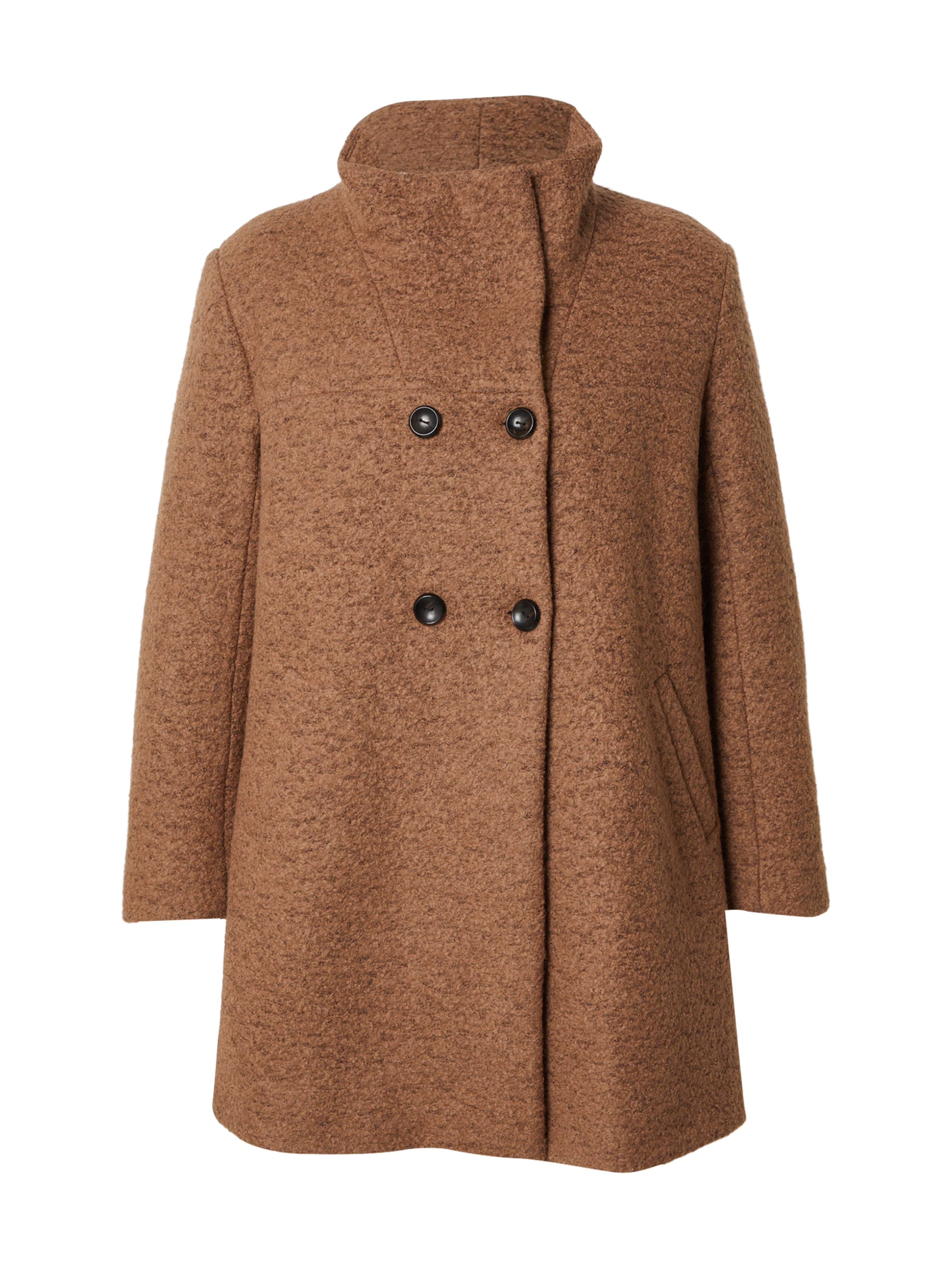 Palton de iarnă 'Carnewsophia' de la ONLY Carmakoma pe maro: față