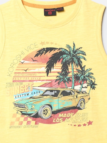 KOROSHI Koszulka w kolorze żółty