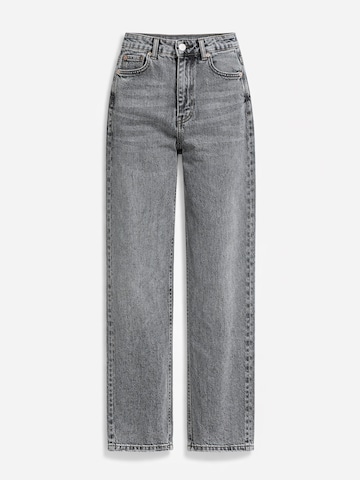 IT'S BASIC Wide leg Jeans 'WIDE HIGH RISE JEANS' in Grey: front